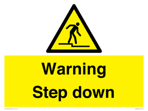 Warning Step down